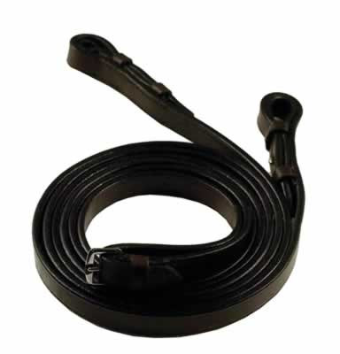 Gatsby Flat Pelham Reins, 5/8 Inch