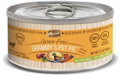 Merrick Grain Free Grammy's Pot Pie Canned Dog Food, 3.2 Oz.