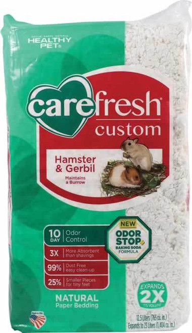 Carefresh Custom Hamster & Gerbil Natural White Paper Bedding