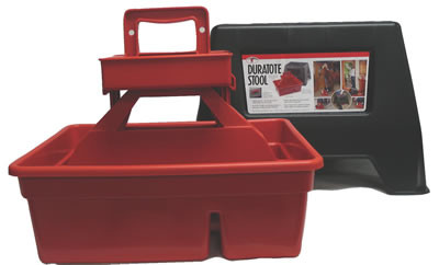 DuraTote Step Stool, Red