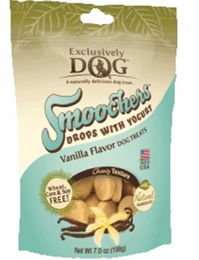 Exclusively Pet Vanilla Smoochers Drops with Yogurt Dog Treats 7 Ounces