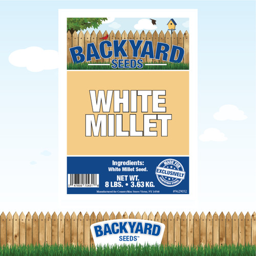 Backyard Seeds White Millet 8 Pounds - CountryMax