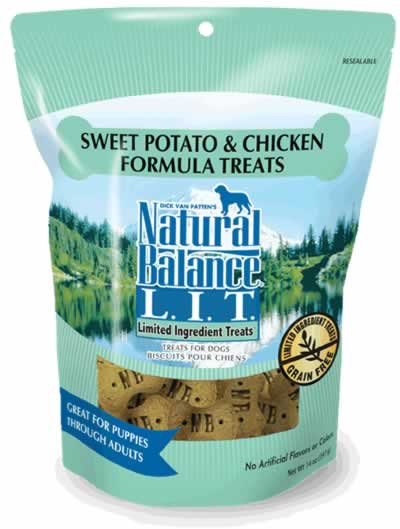 Natural Balance Sweet Potato & Chicken Formula Dog Treats, 14oz.
