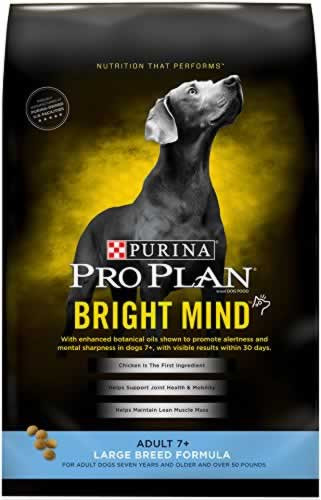 Pro Plan Bright Mind Large Breed Adult 7+ Dog Food 30 Pounds