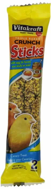 Vitakraft Honey Flavored Crunch Sticks Hamster Treats 3 Ounces