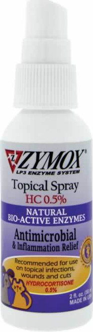 Zymox Hydrocortisone 0.5% Topical Cream for Dogs & Cats, 1oz