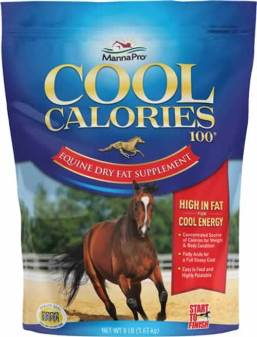Manna Pro Cool Calories 100 Equine Dry Fat Supplement 20 Pounds