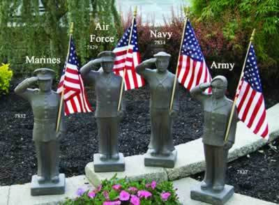 Massarelli United States Armed Forces 27" Statue