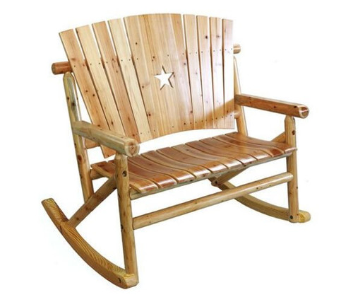 Lehigh Country Aspen Double Rocker with Star