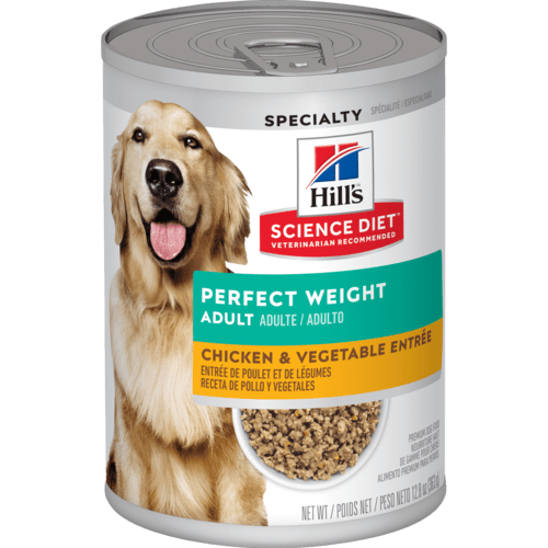Hill's Science Diet Adult Perfect Weight Chicken & Vegetable Entree Canned Dog Food, 12.8 Oz.