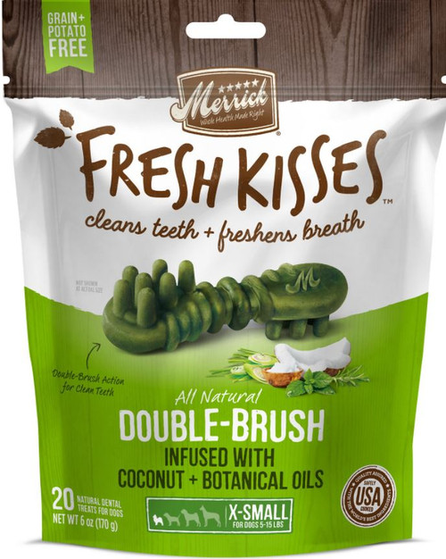 Merrick Fresh Kisses Coconut And Botanical Oils Brush, Xsmall