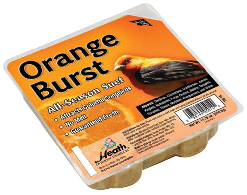 Heath Orange Burst Suet, 11.25Oz Cake