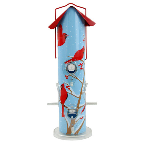 Perky-Pet Cardinal Metal Tube Feeder