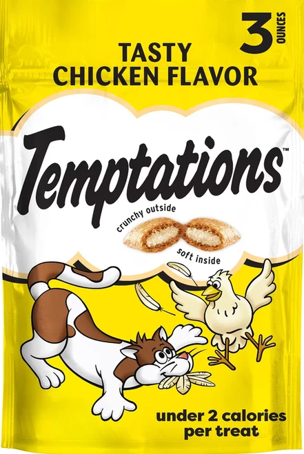 Whiskas Temptations Tasty Chicken Flavor Cat Treats