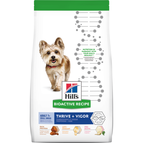 Hill's Bioactive Recipe Adult 7+ Small Breed Thrive + Vigor Dog Food