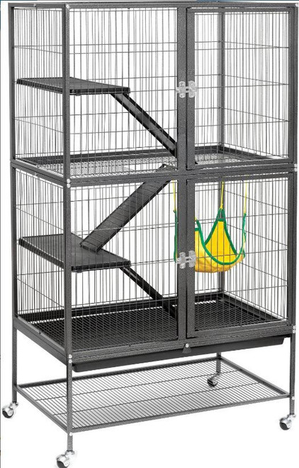 Prevue Pet Products Feisty Ferret Black Hammertone Cage