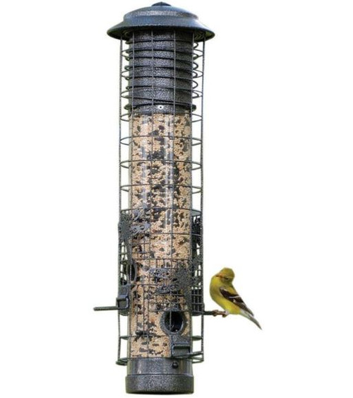 Audubon Dragonfly Squirrel Proof Tube Bird Feeder