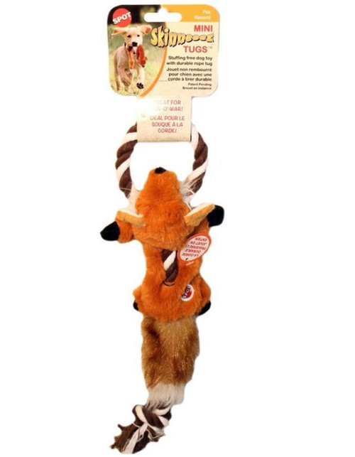 Spot Mini Skinneeez Tugs Fox Dog Toy, 14