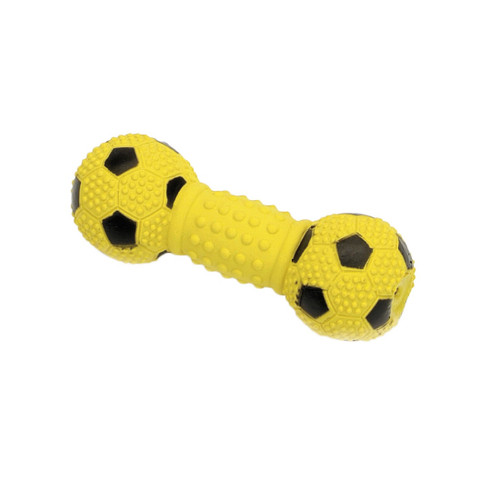 Coastal Pet Rascals 5.5" Latex Soccer Ball Dumbbell Dog Toy