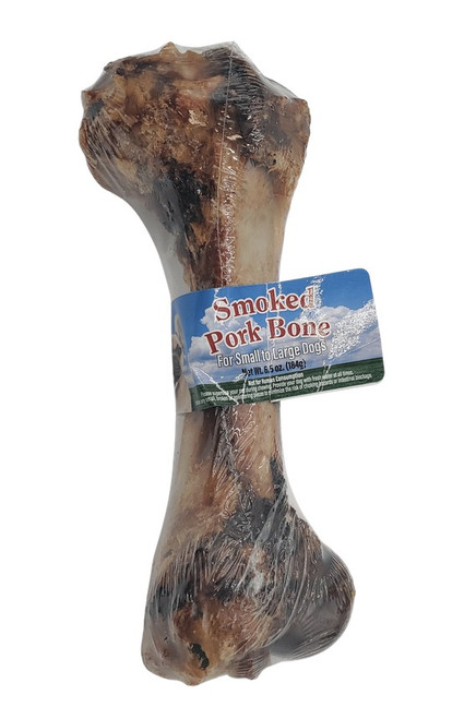 Nature's Own Smoked Pork Bone Dog Chew, 8"