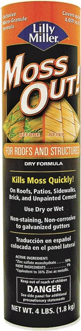 Lilly Miller Moss Out! Moss And Algae Killer, 4Lbs