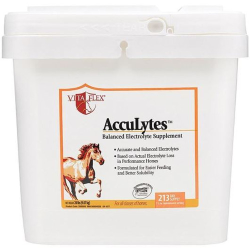Vita Flex Acculytes Complete Electrolyte Formula For Horses, 20Lbs