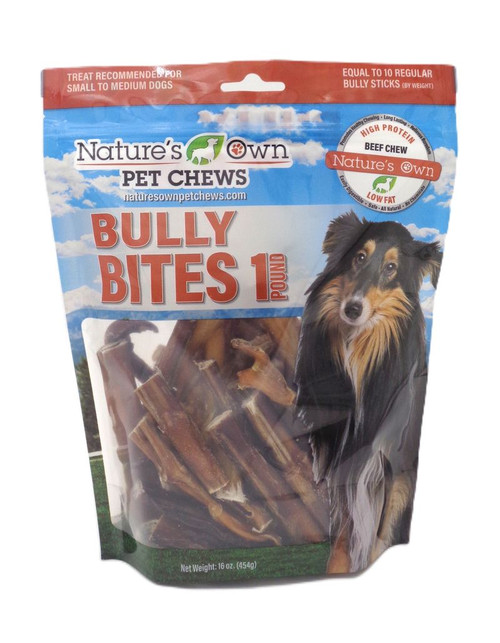 Nature's Own Assorted Bully Bites Dog Chew, 1 Lb.