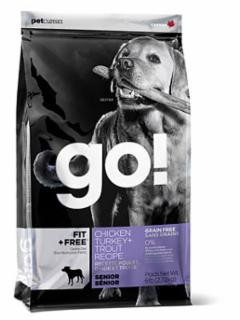 Petcurean GO! Fit+Free Grain Free Chicken, Turkey + Trout Senior Dog Food