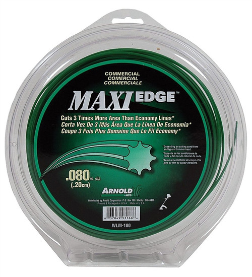 Maxi Edge Polymer Trimmer Line, 0.08", Green