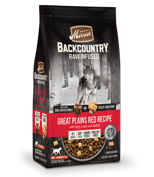 Merrick Backcountry Raw Infused Great Plains Red Recipe Dry Dog Food