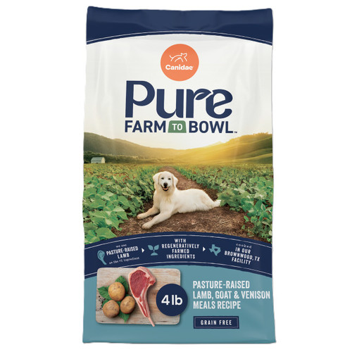 Canidae Pure Farm To Bowl Pasture-Raised Lamb, Goat & Venison Meals Recipe