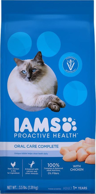 Iams ProActive Health Adult Cat Oral Care Chicken Dry Cat Food