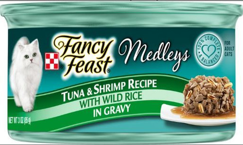 Purina Fancy Feast Medleys Tuna & Shrimp Recipe Canned Cat Food, 3 Oz.