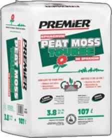 Premier Sphagnum Peat Moss 2.2 Cubic Feet
