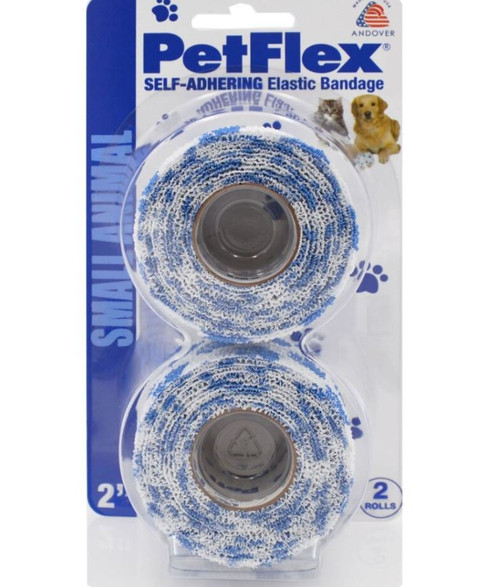 PetFlex Cohesive Paw Print Bandage, 2 In. x 5 Yd.