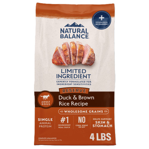Natural Balance Limited Ingredient Reserve Dry Dog Food, Duck & Brown Rice Recipe