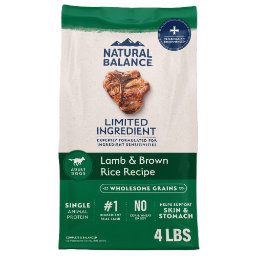 Natural Balance Limited Ingredient Dry Dog Food, Lamb & Brown Rice Recipe