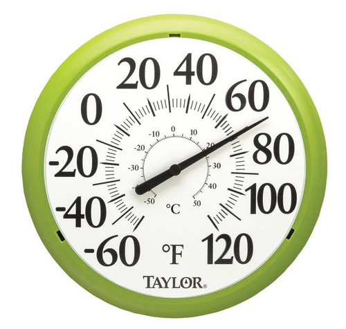 Taylor Plain Green Dial Thermometer