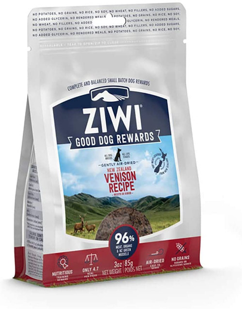 Ziwi Good Dog Rewards Venison Recipe Dog Treats, 3 Oz.