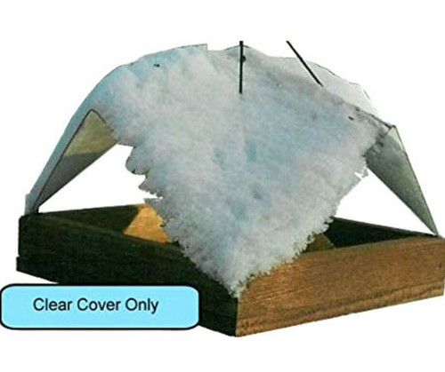 Songbird Essentials Clear Cover For Platform Feeders, 12x12"