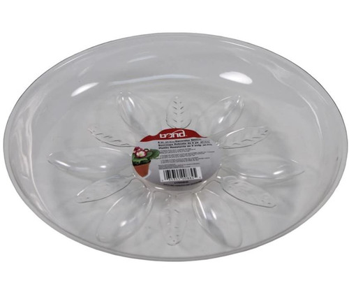 Bond CVS010DL 10-Inch Deep Dish Clear Plastic Saucers