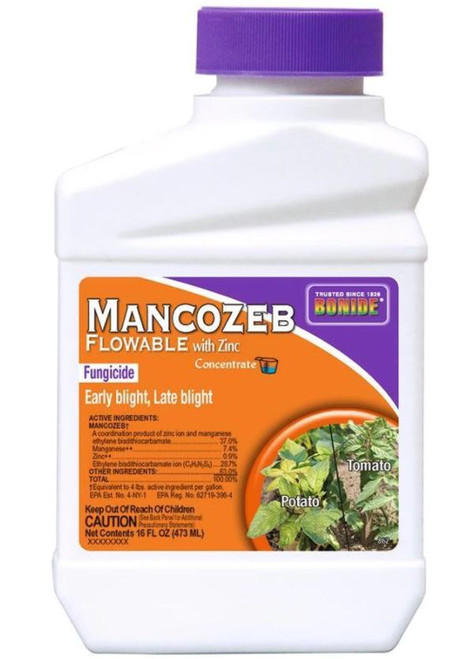 Bonide Mancozeb Flowable W/Zinc Fungicide Concentrate, 1 Pt.