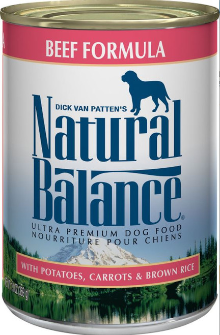 Natural Balance Ultra Premium Beef Formula Canned Dog Food, 13 oz.