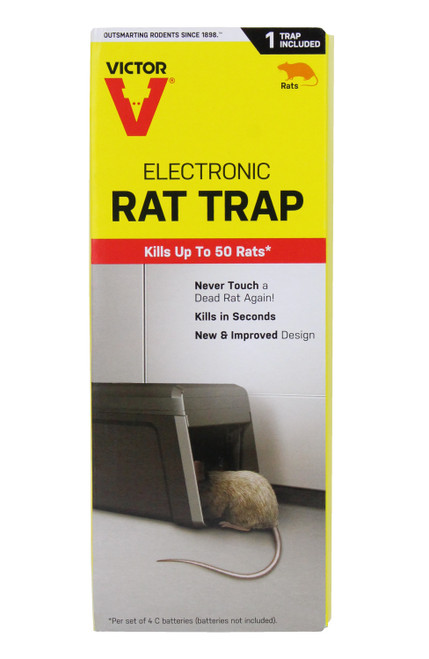 Victor Black Electronic Rat Trap - 2 Pack 