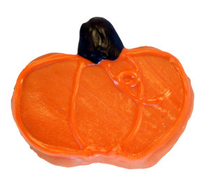 Preppy Puppy Handcrafted Pumpkin Dog Cookie