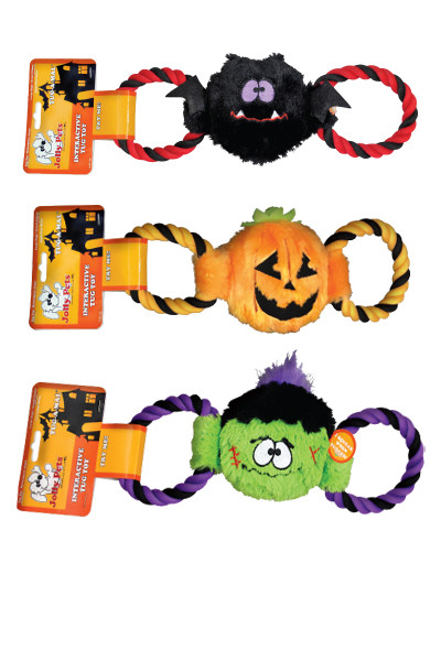 Jolly Pets Halloween Assorted Tug-A-Mals  Dog Toys