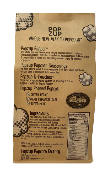 Popzup Cheesie Herbie Popcorn 5oz