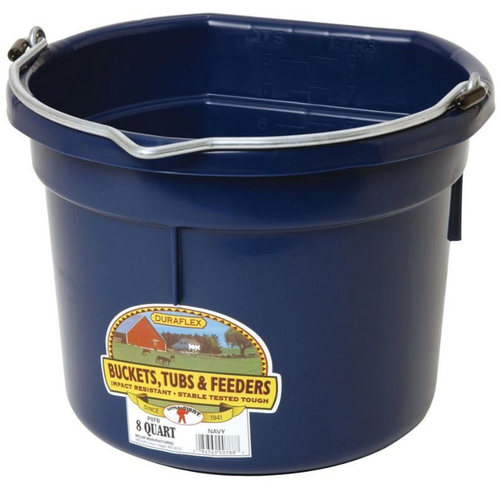 Little Giant Duraflex Flat Back Bucket, 20 Qt., Teal - CountryMax