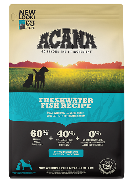 Acana Heritage Freshwater Fish Grain Free Dog Food - CountryMax