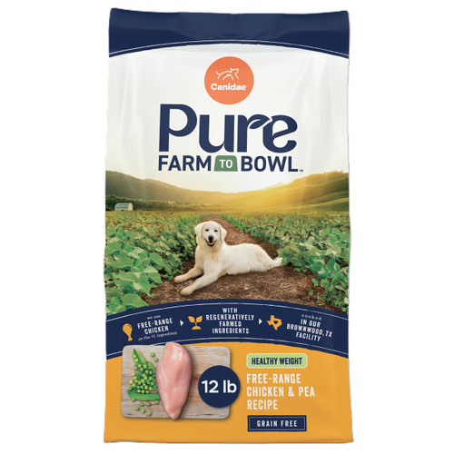 Canidae Pure Farm To Bowl Healthy Weight Free-Range Chicken & Pea Recipe